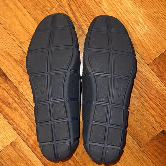 SWIMS Preppy Mesh WATERPROOF Navy loafer Driving Moc Neiman Marcus Sz 6 Men